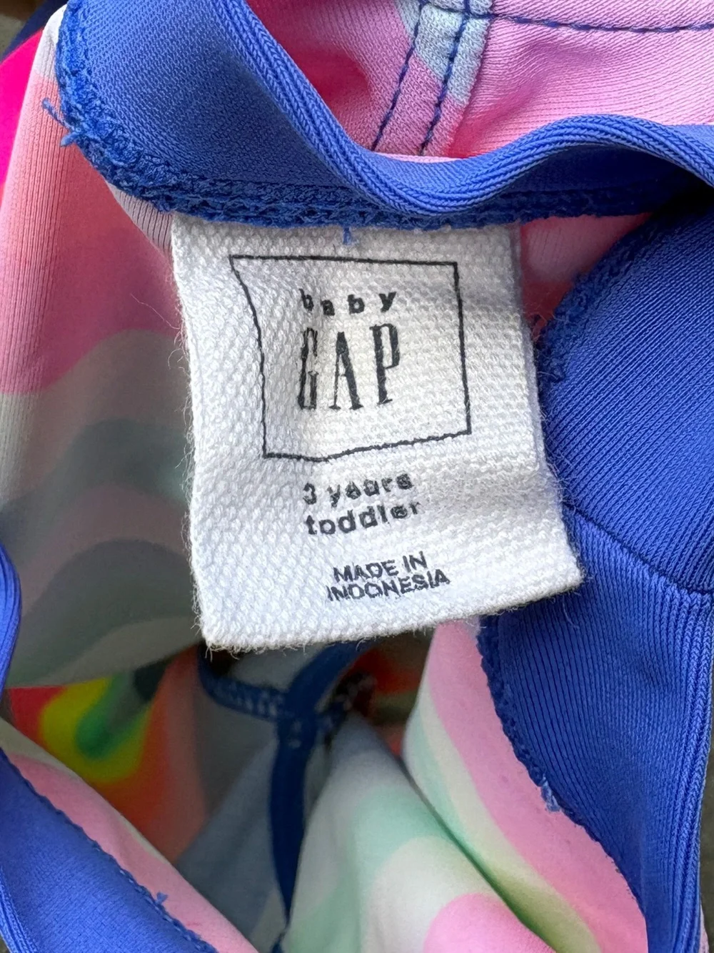 Baby Gap Rainbow Stripe Rash Guard